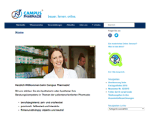 Tablet Screenshot of campus-pharmazie.de